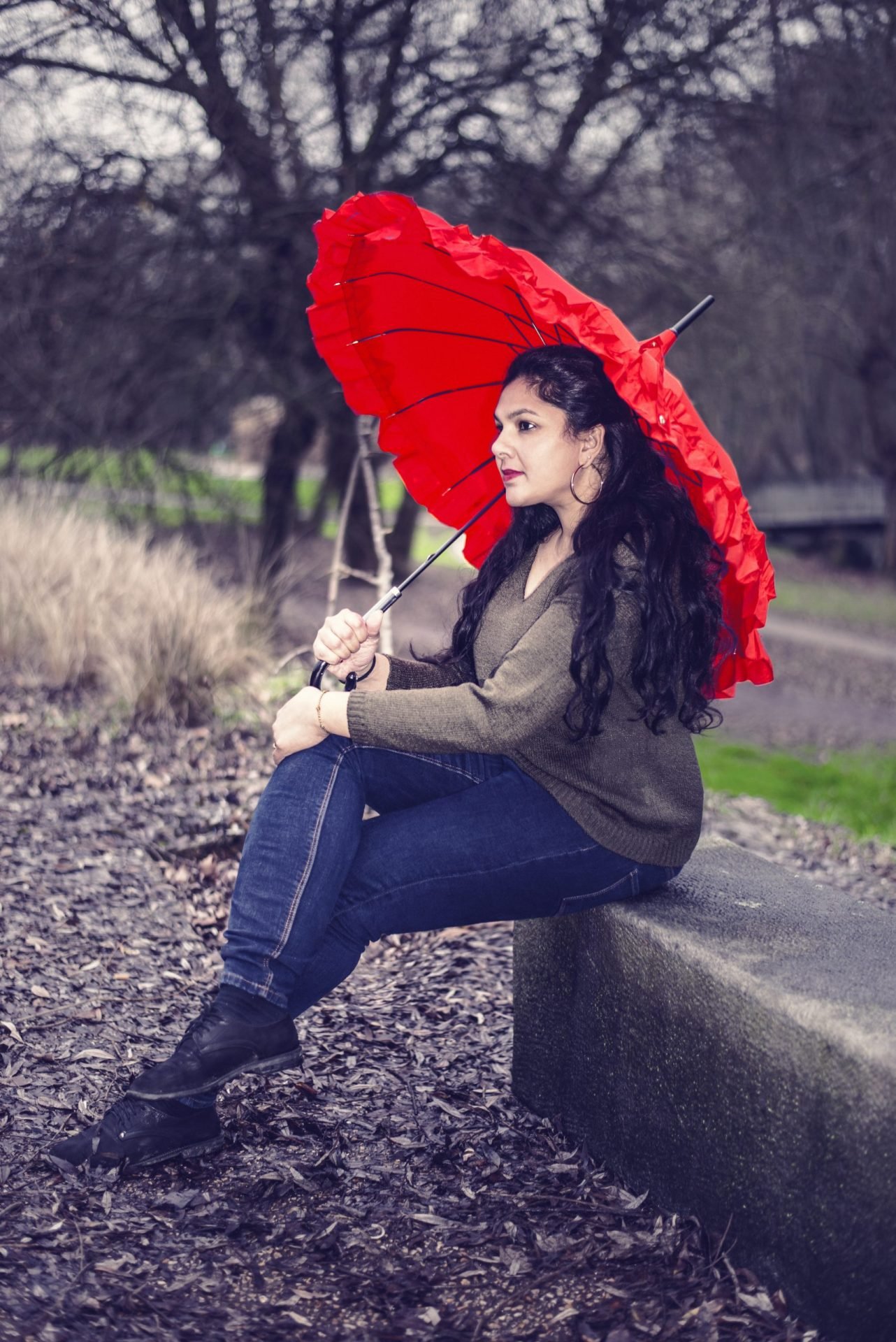 Sylvie & Parapluie rouge